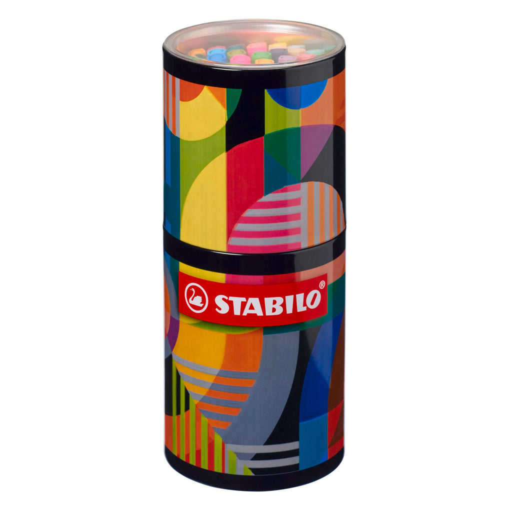 STABILO - STABILO pen 68 arty viltstiften in metalen etui - 45dlg.
