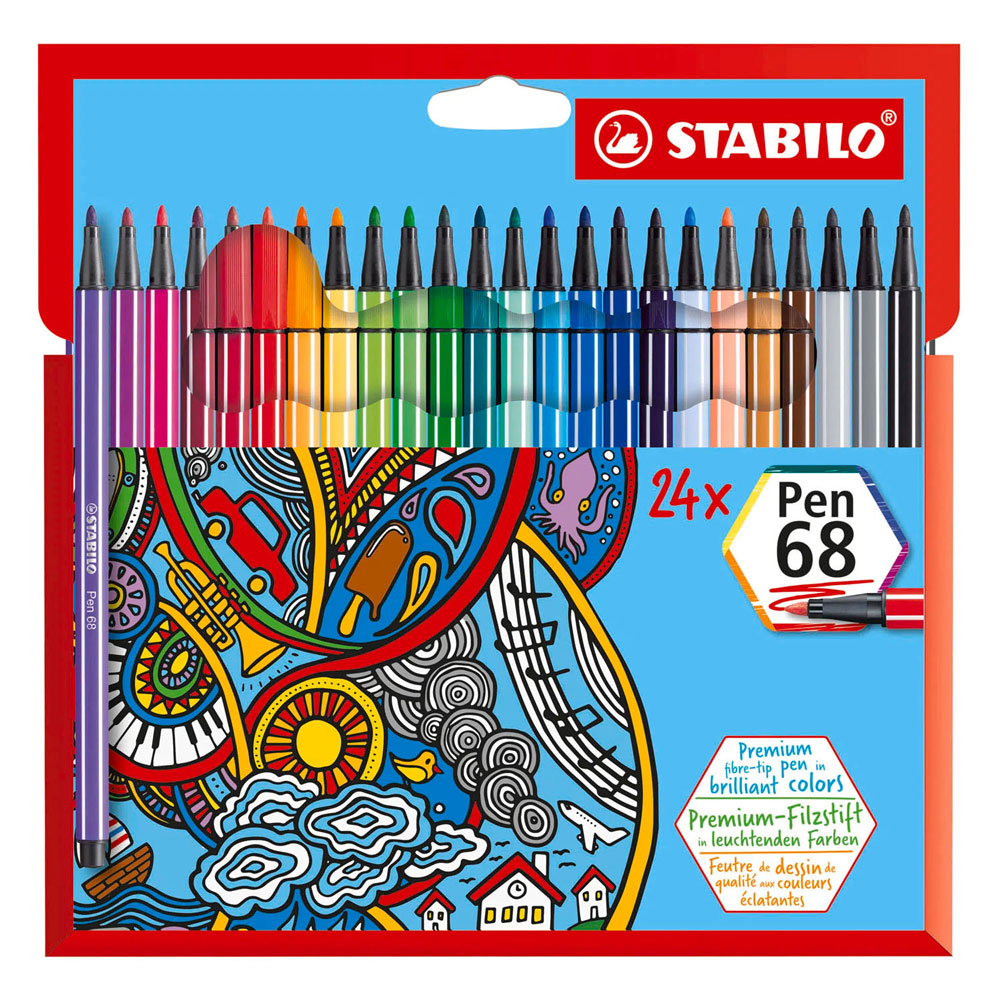 STABILO - STABILO pen 68 viltstiften - 24dlg.