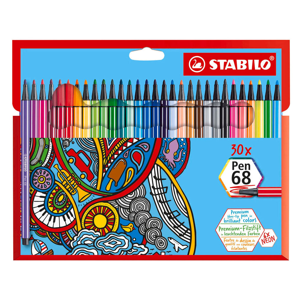 STABILO - STABILO pen 68 viltstiften - 30dlg.