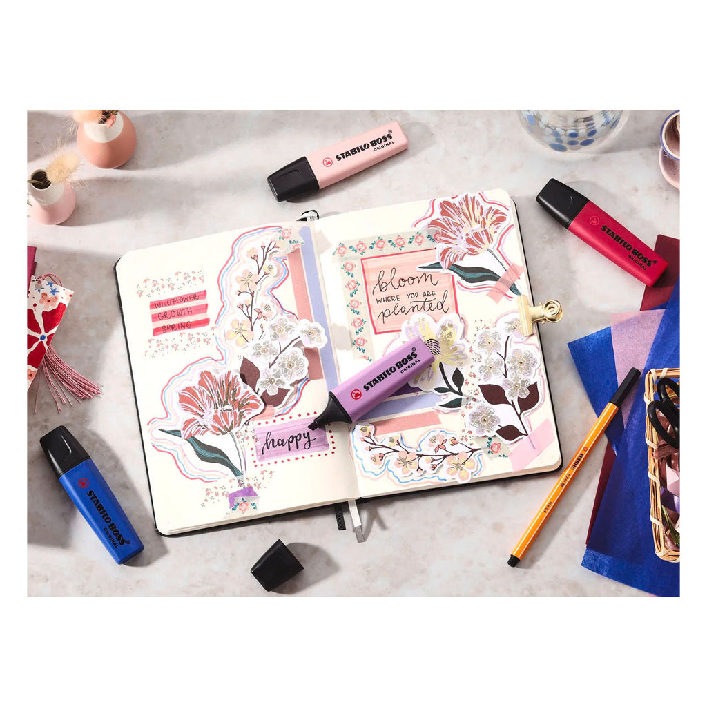 STABILO - STABILO boss wildflower markeerstift - grijs violet