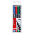 STABILO - STABILO ohpen superfijn permanente marker in etui - 4dlg.