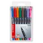 STABILO - STABILO ohpen superfijn permanente marker in etui - 8dlg.