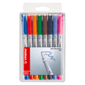 STABILO - STABILO ohpen fijn uitwisbare marker in etui - 8dlg.