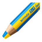 STABILO - STABILO woody 3in1 duo multitalent potloden - geel/cyaan blauw