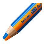 STABILO - STABILO woody 3in1 duo multitalent potloden - oranje/blauw