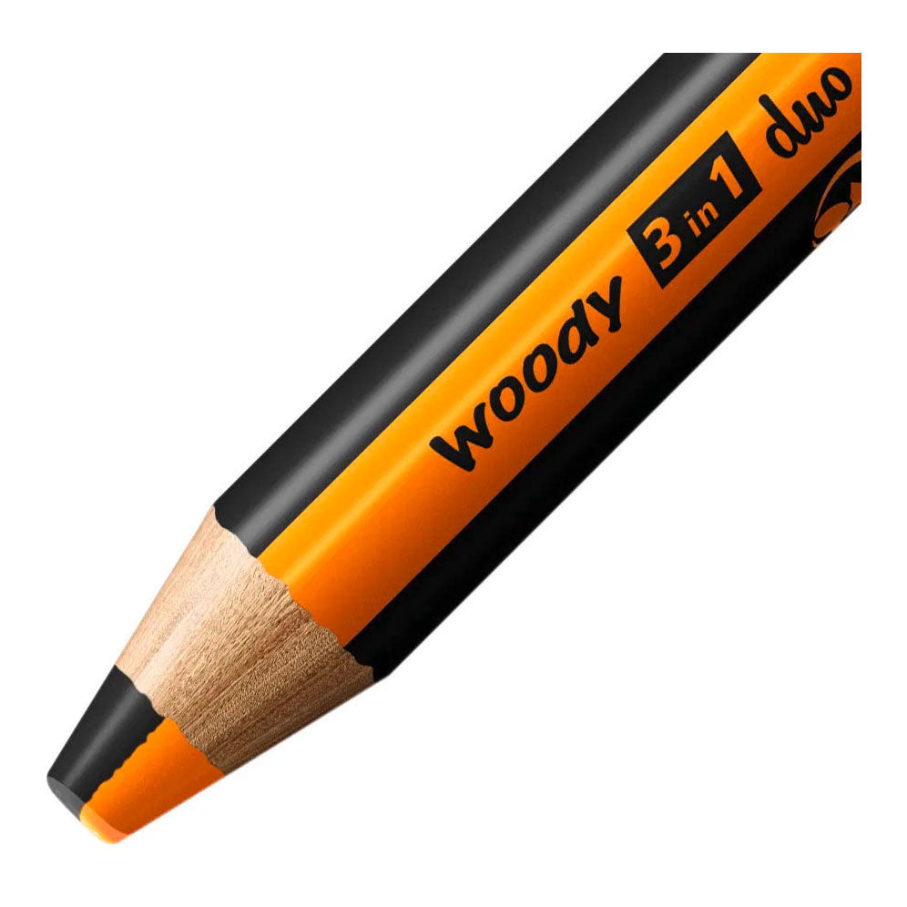 STABILO - STABILO woody 3in1 duo multitalent potloden - oranje/zwart