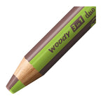 STABILO - STABILO woody 3in1 duo multitalent potloden - blad groen/bruin