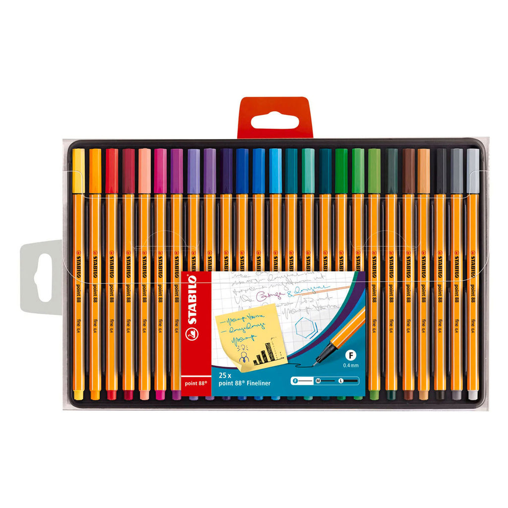 STABILO - STABILO point 88 fineliners in etui - 25dlg.