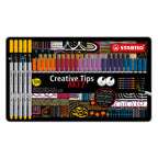 STABILO - STABILO creative tips arty pennen in metalen etui - 50dlg.