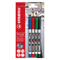 STABILO - STABILO write-4-all fijn (07mm) permanente marker - 4dlg.