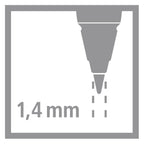 STABILO - STABILO easyergo 1.4 navullingen hb - 6 stuks