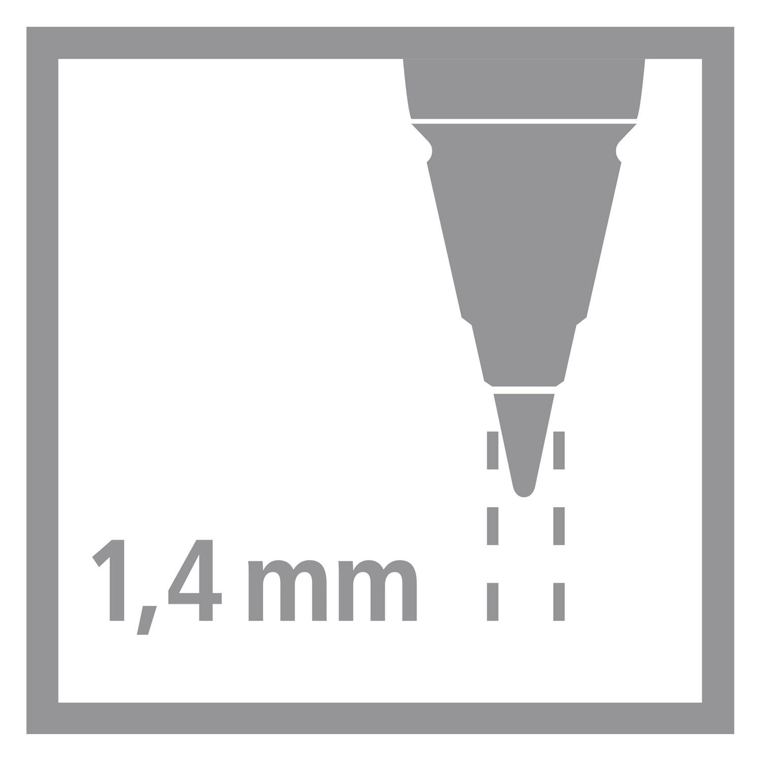 STABILO - STABILO easyergo 1.4 navullingen hb - 6 stuks