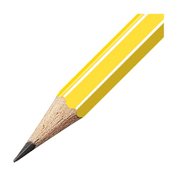 Stabilo pencil 160 hb grafietpotloden met gumtip - 4dlg.