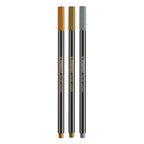 Stabilo pen 68 metallic viltstiften zilver goud koper - 3dlg.