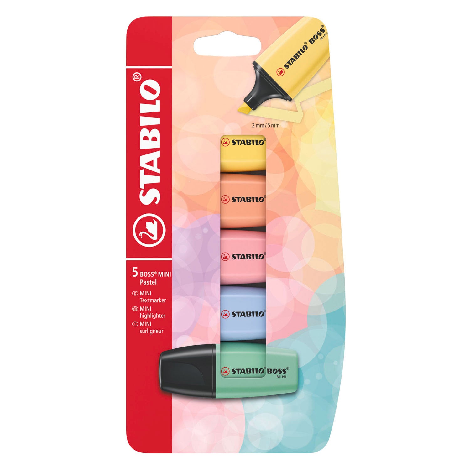STABILO - STABILO boss mini pastel markeerstiften - 5dlg.