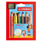 STABILO - STABILO woody 3in1 schoolverpakking kleurpotloden - 48dlg. met 2 puntenslijpers