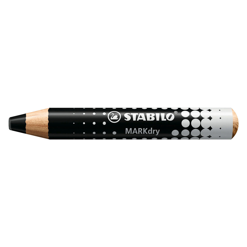 STABILO - STABILO markdry schoolverpakking whiteboardpotloden zwart - 30st. met 2 puntenslijpers