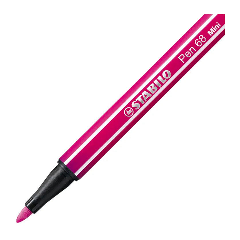 STABILO - STABILO pen 68 mini - premium viltstift - animal vibes - etui met 8 kleuren + sticker