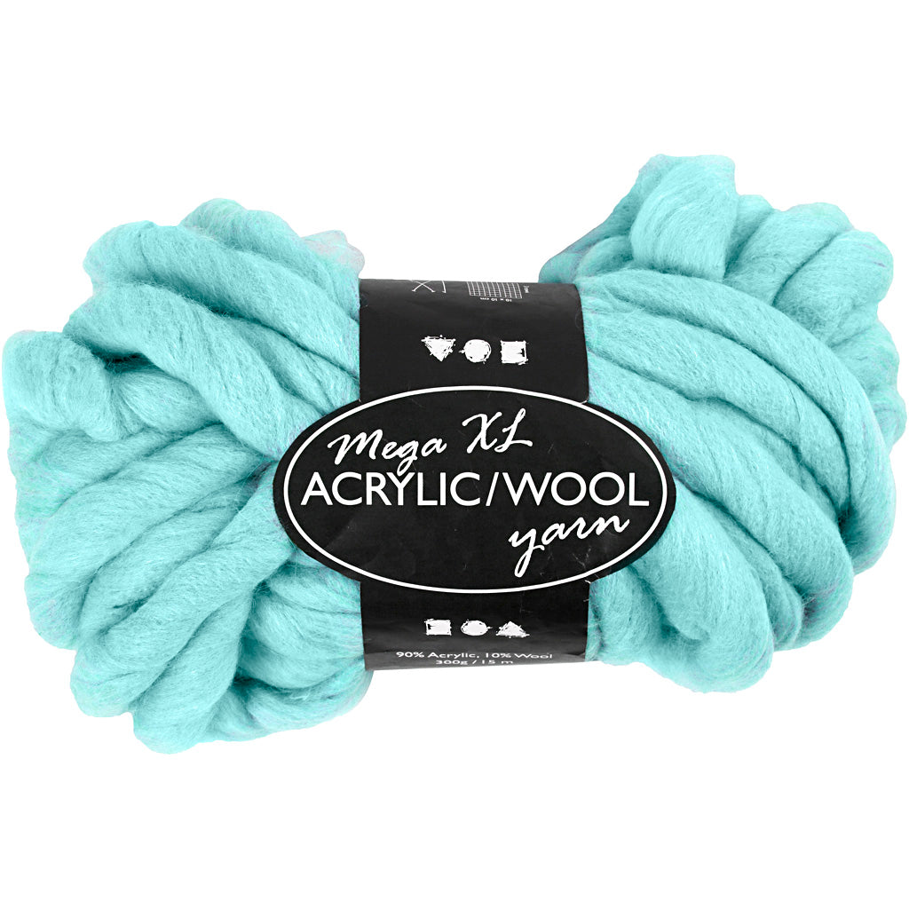 Creativ Company - Creativ Company Https://www.cchobby.nl/xl-garen-van-acryl-l-15-m-afm-mega-turquoise-300-gr-1-bol