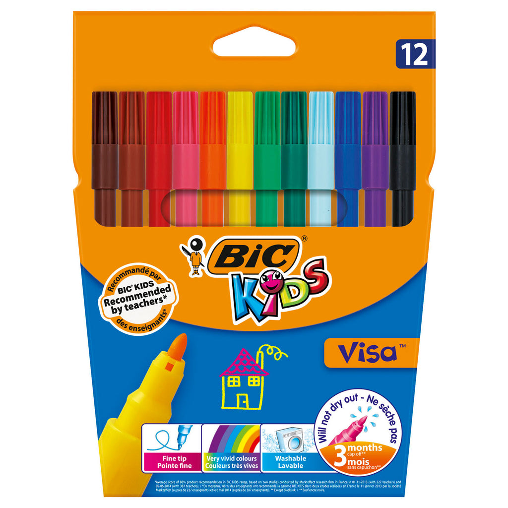 BIC - kids visa 12 stuks