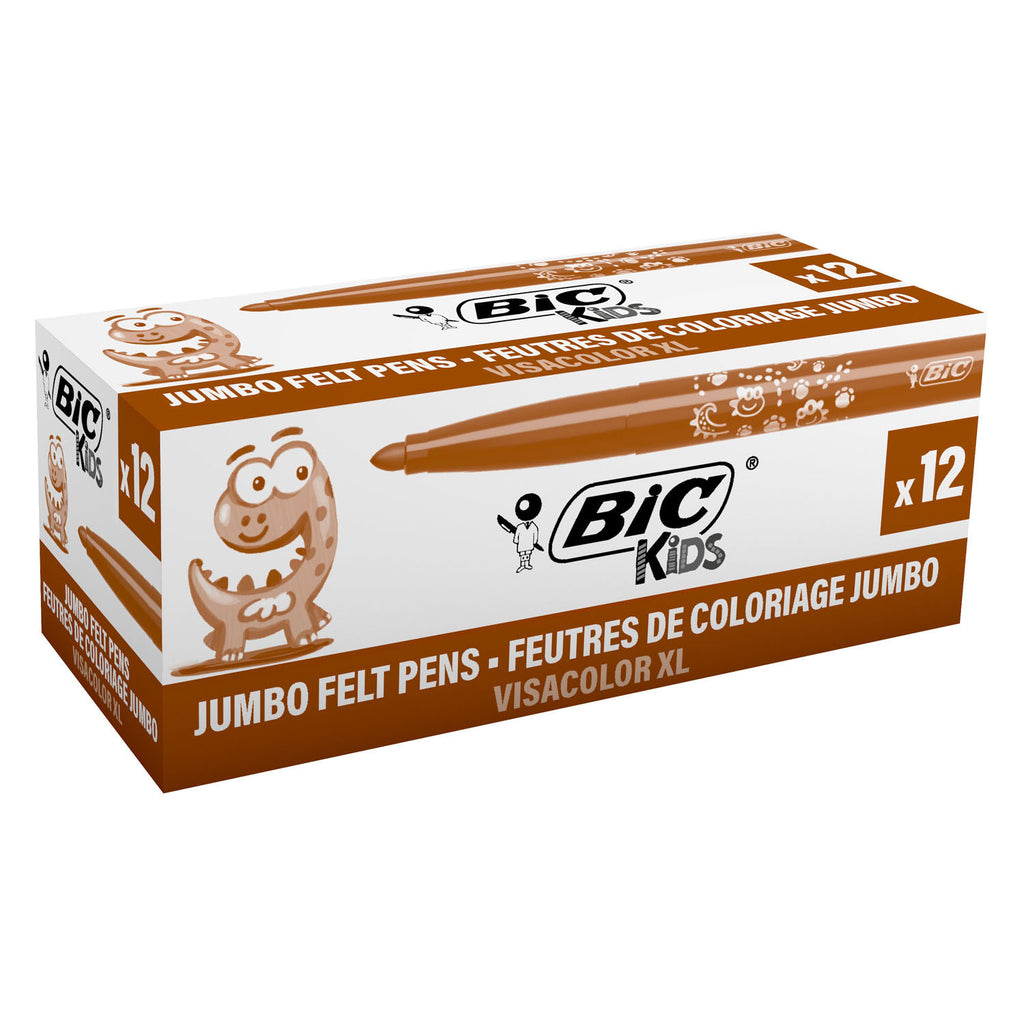 BIC - kids visacolor xl rood-bruin