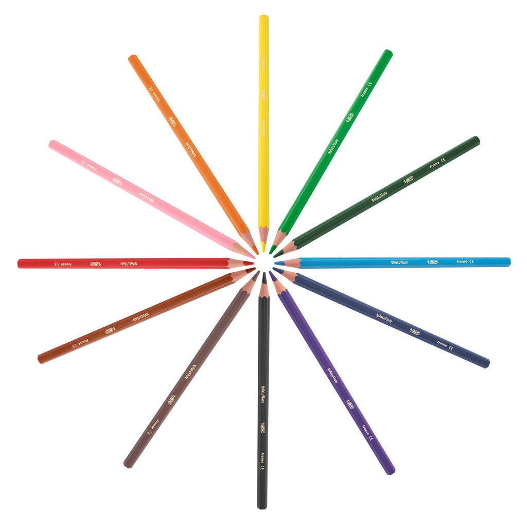 BIC - kids ecolutions evolution 12 stuks