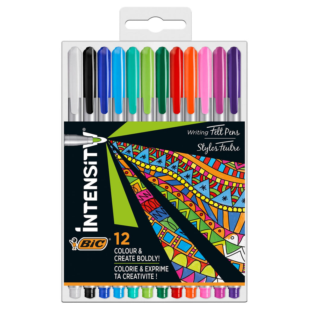 BIC - intensity fineliners pastel 12 stuks