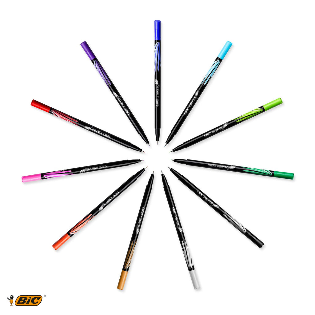 BIC - intensity fineliners pastel 12 stuks