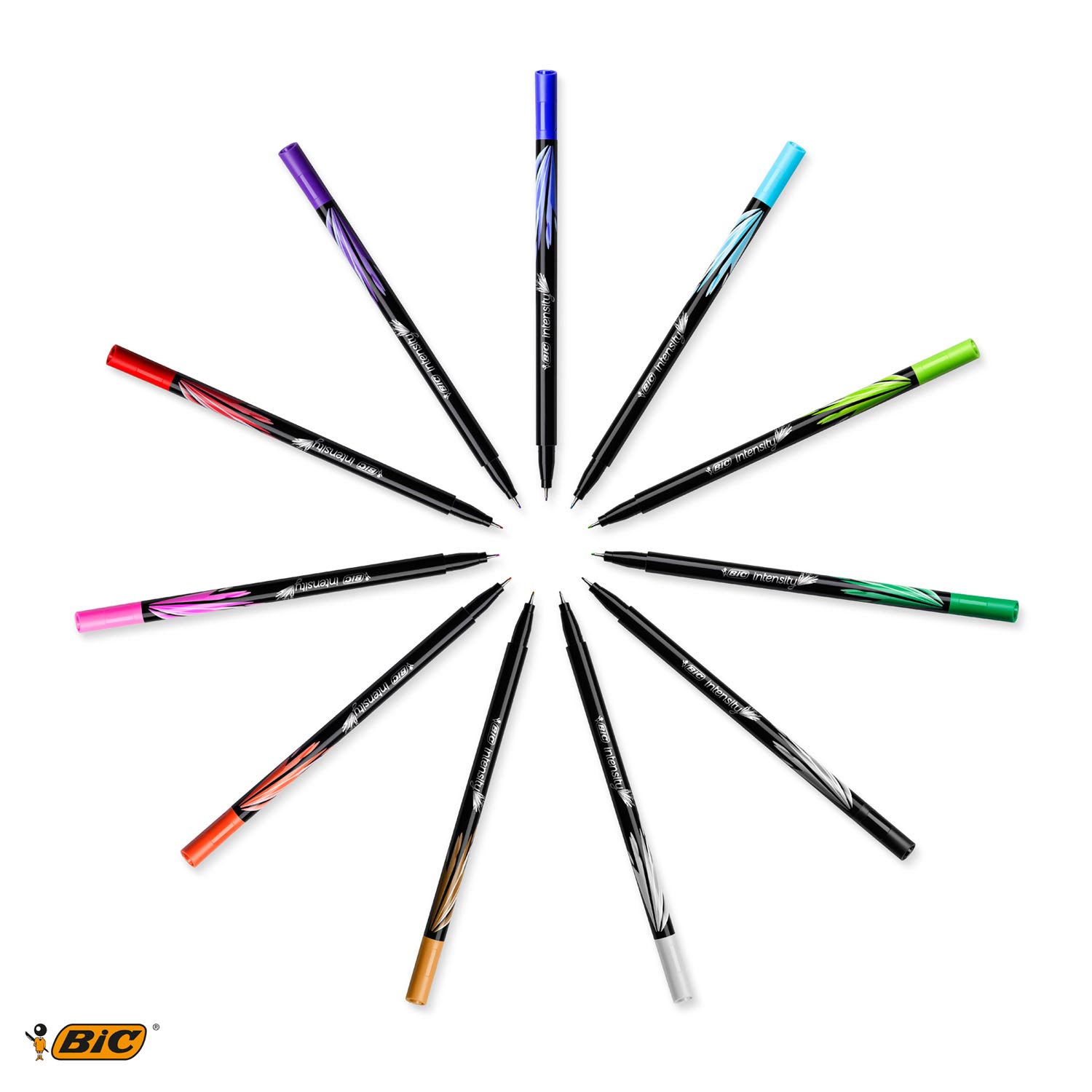 BIC - intensity fineliners pastel 12 stuks