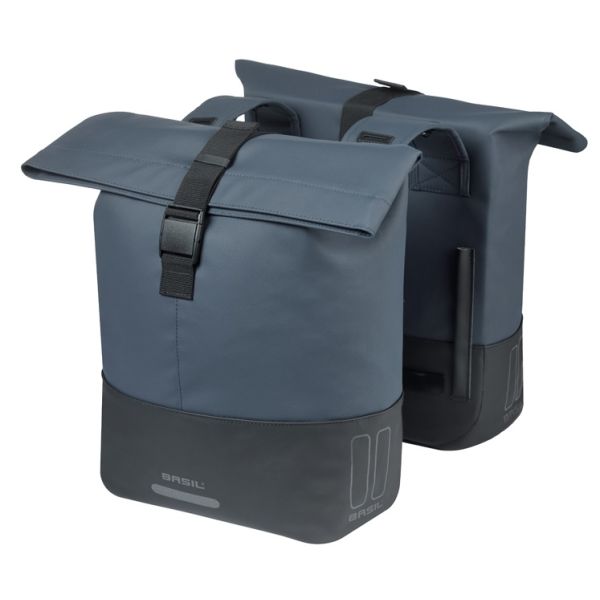 Basil B.V. - B.V. Tas basil cove dubbel blauw/zwart | 32l