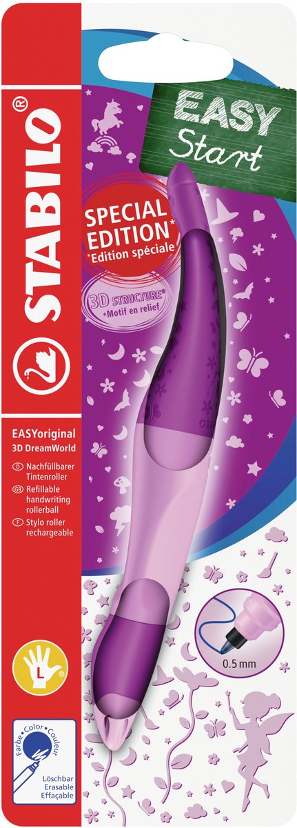 STABILO - STABILO easyoriginal dreamworld linkshandige balpen - roze