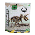 Dino base dinobase dino uitbikken triceratops 3d set | 3 stuks