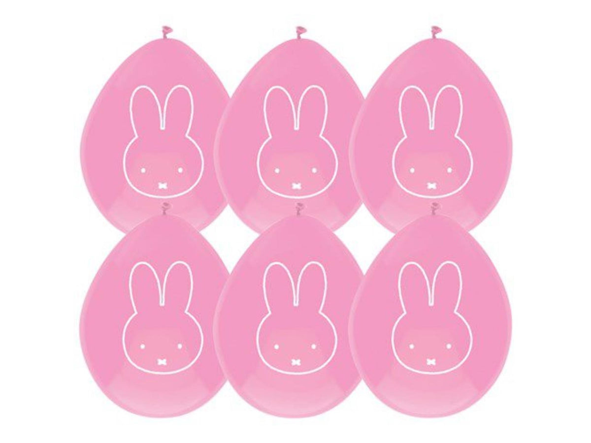 Haza - Haza Ballonnen nijntje roze 6 stuks
