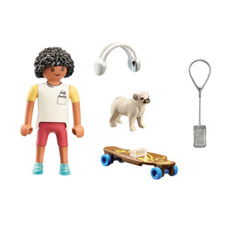 Playmobil - my life jongen met hond - 71612