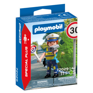 Playmobil - specials politieagent met snelheidsradar - 72029