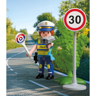 Playmobil - specials politieagent met snelheidsradar - 72029