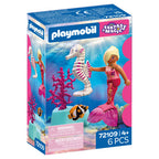 Playmobil - fantasy & magic zeemeermin met zeepaardje - 72109