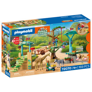 Playmobil - animals & friends dierentuin wildernis klimpark - 72070