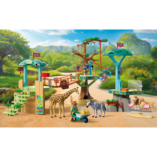 Playmobil - animals & friends dierentuin wildernis klimpark - 72070