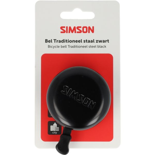 Simson - bel traditioneel zwart staal
