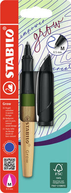 STABILO - STABILO grow balpen - mos groen/eikenhout