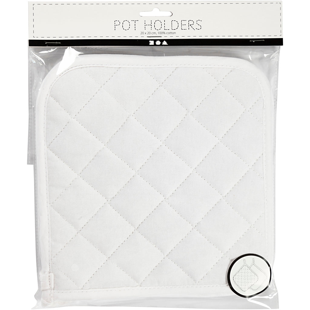 Creativ Company - Creativ Company Https://www.cchobby.nl/pannenlappen-afm-20x20-cm-145-gr-wit-1-paar