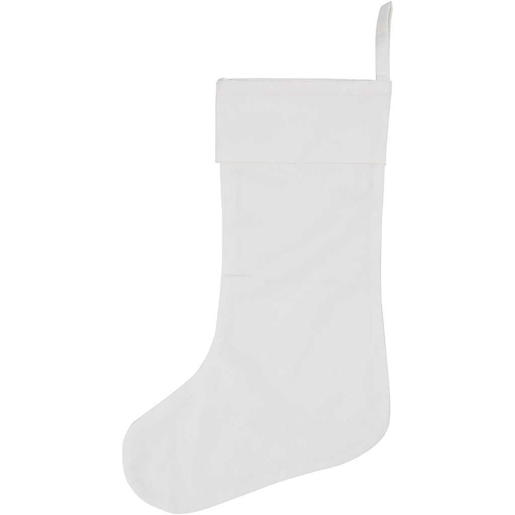Creativ Company - Creativ Company Https://www.cchobby.nl/kerstsok-h-40-cm-b-26-cm-210-gr-wit-1-stuk