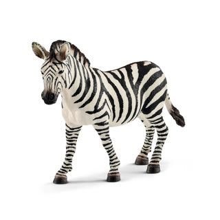 Schleich wild life - zebra merrie - speelfiguur - kinderspeelgoed voor jongens en meisjes - 3 tot 8 jaar - 14810