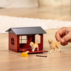 Schleich farm world hondenhok met golden retrievers 42722