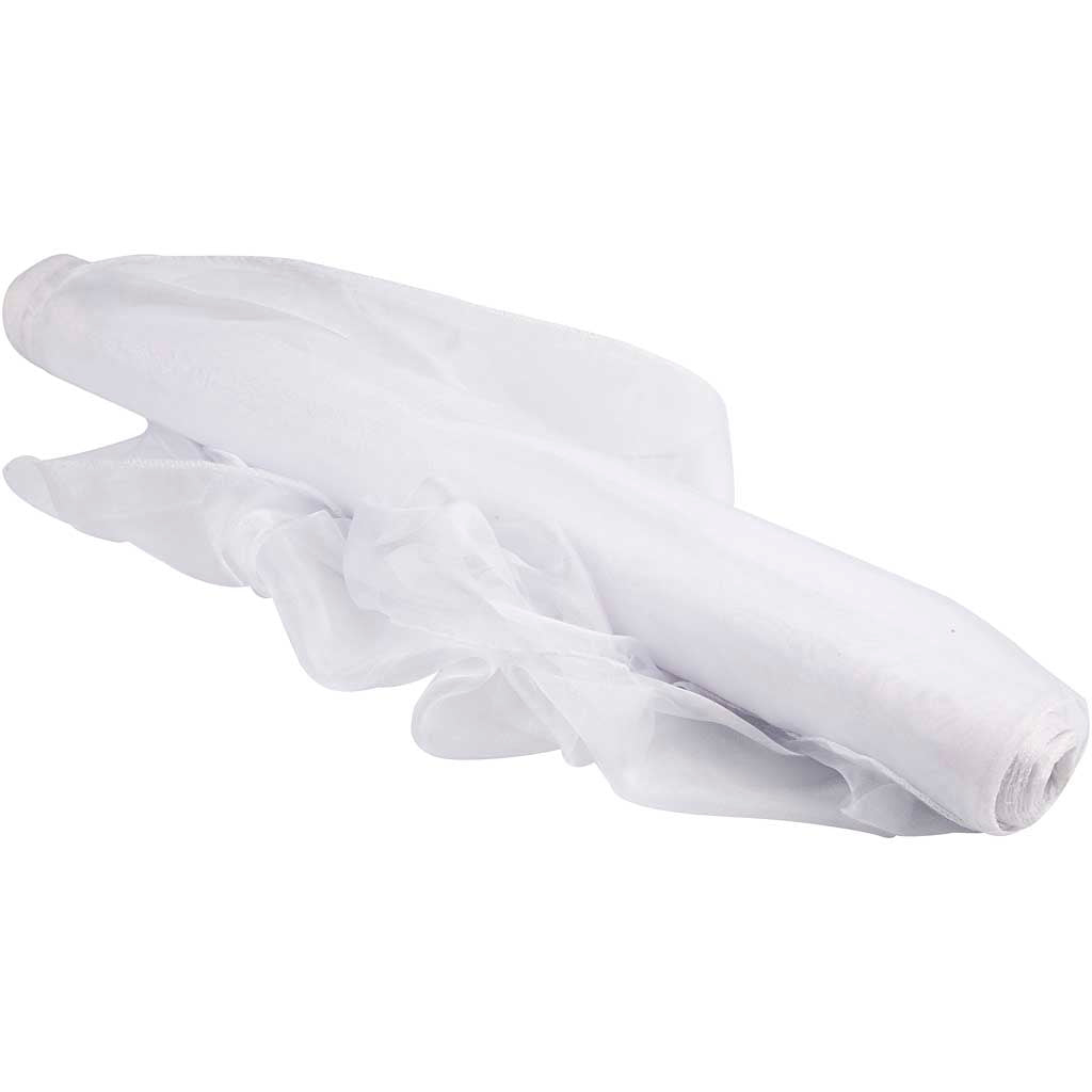 Creativ Company - Creativ Company Https://www.cchobby.nl/organza-stof-b-50-cm-wit-10-m-1-rol