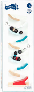 Small Foot - houten autobaan toren met auto's 3dlg.