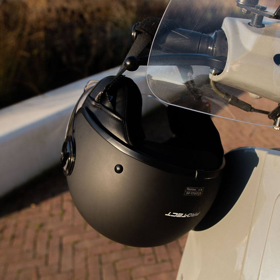 Casque urbain Pro-Tect Protect l pour scooter et vélo Marque de qualité ECE noir