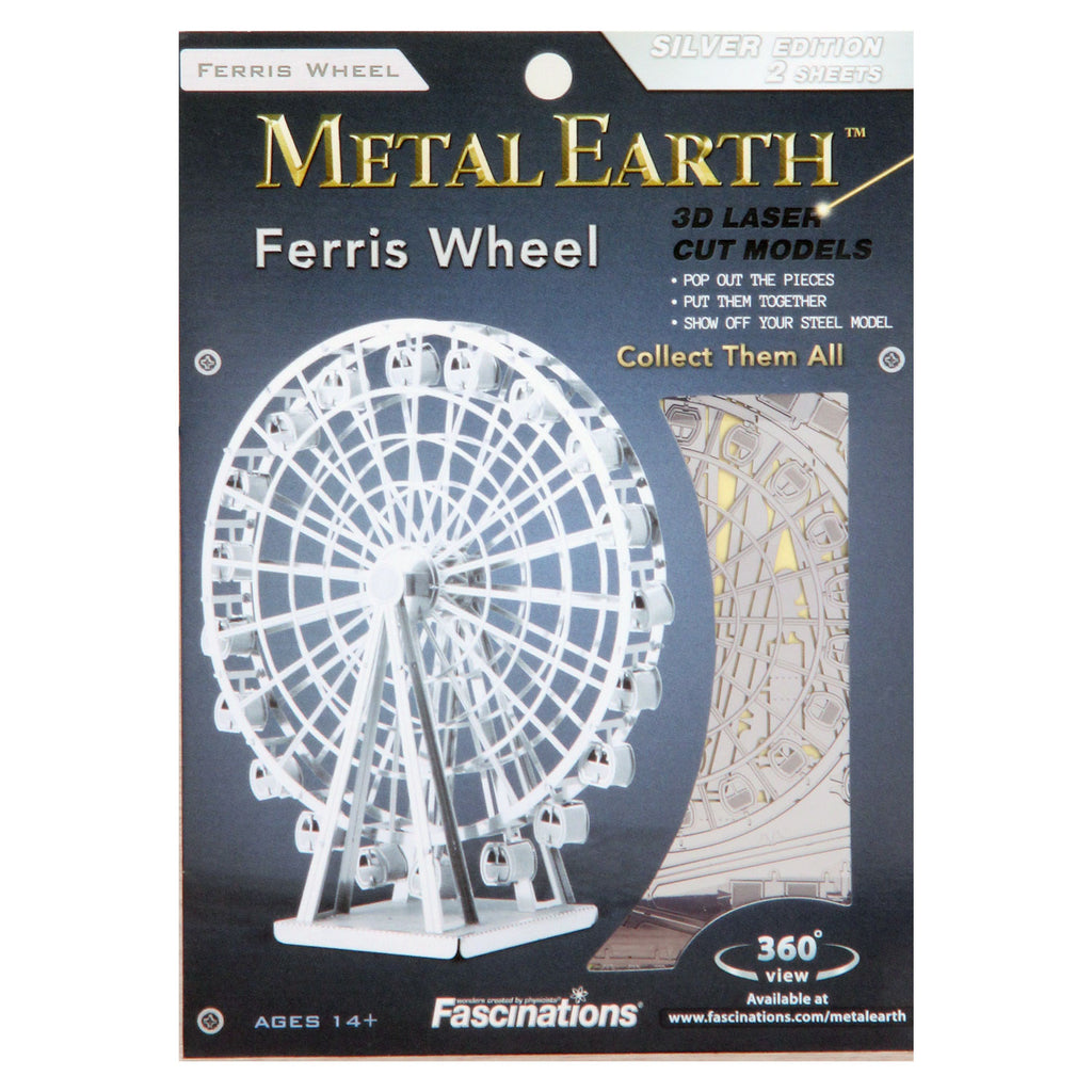 Eureka - Metal earth ferris wheel zilver editie