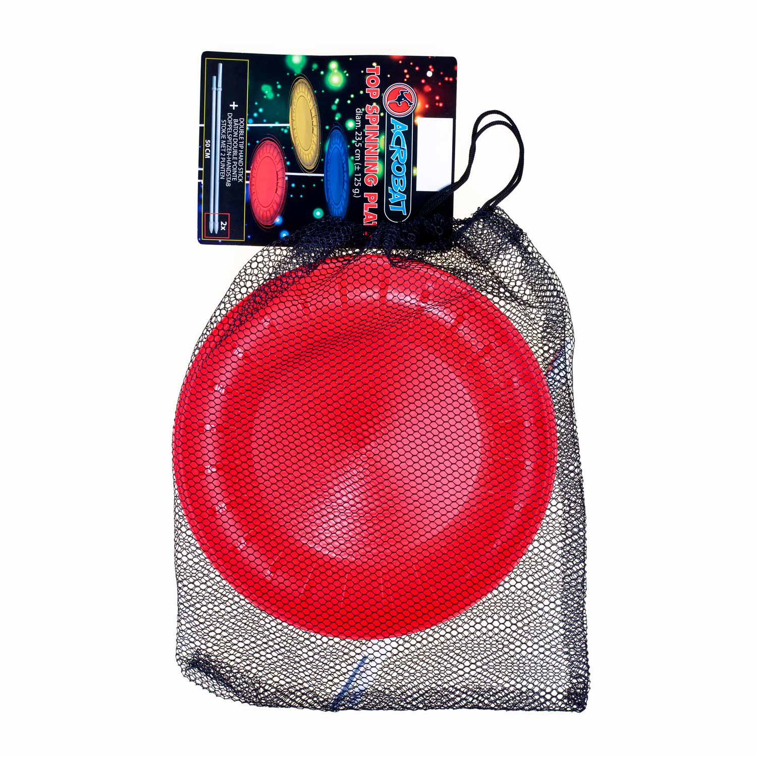 Eureka - Acrobat balanceerbord met stok - rood
